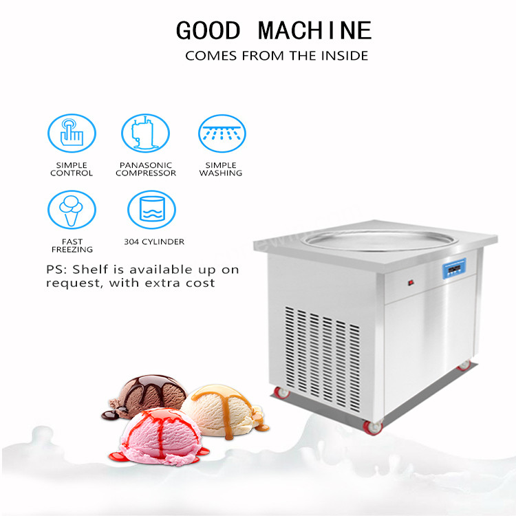 fry ice ice cream machine