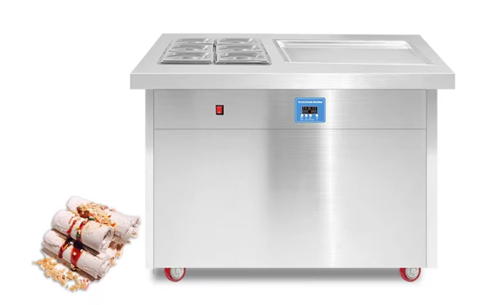 Smart Thai Fried Ice Cream Roll Machine Single 50cm pan - Bild 2