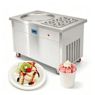 Newin NW-PF1R-6C Mesin Pembuat Es Krim Goreng Persegi Tunggal