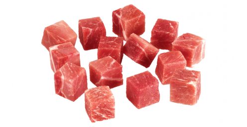 Carne em cubos