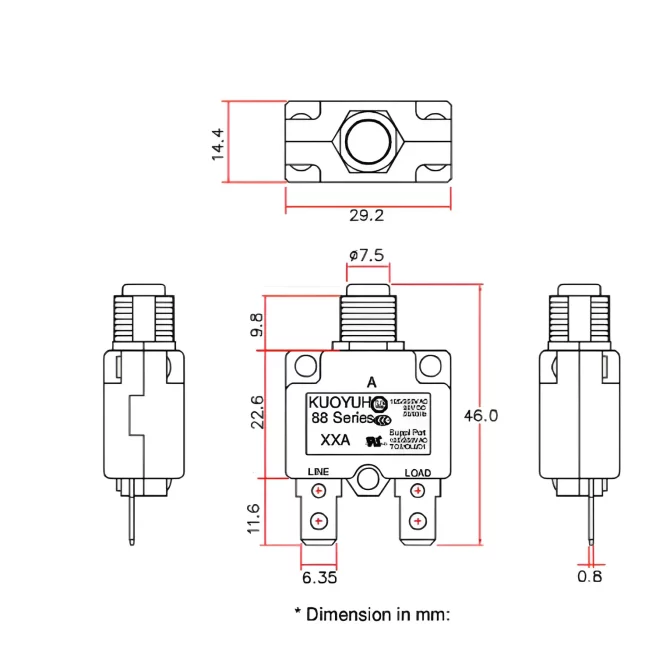 Meat cutting machine parts overcurrent protection device - Image 4