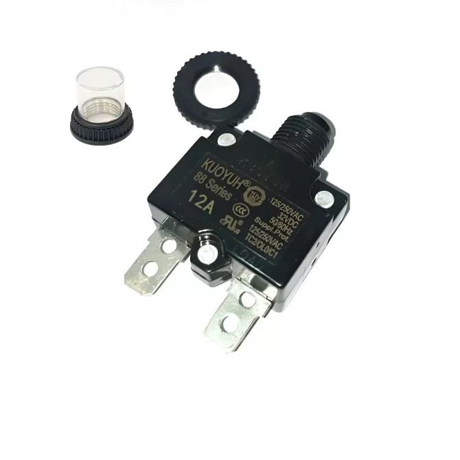 Meat cutting machine overload protection switch