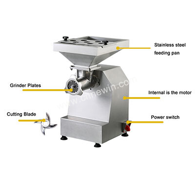 meat grinder with attachments