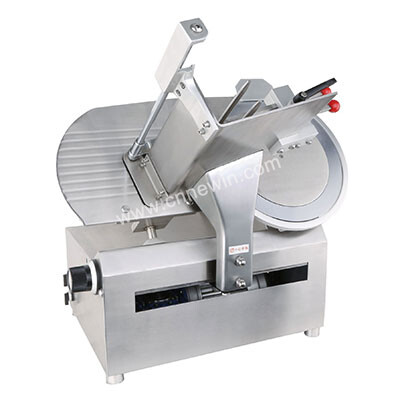 Trancheuse à Viande Inox Avec Déflecteur Réglable Et Ventouse - Épaisseur 0,3-8 Mm, Stable, Facile à Nettoyer