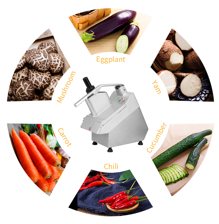 Commercial Multi Purpose Electric Vegetable Cutter Machine 5
