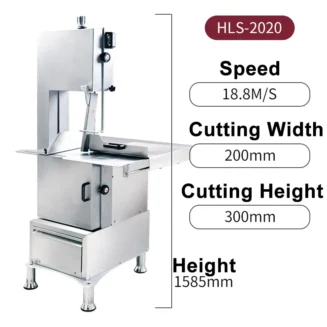 Alternative view of Newin HLS-2020 High-Speed Electric Meat Band Saw