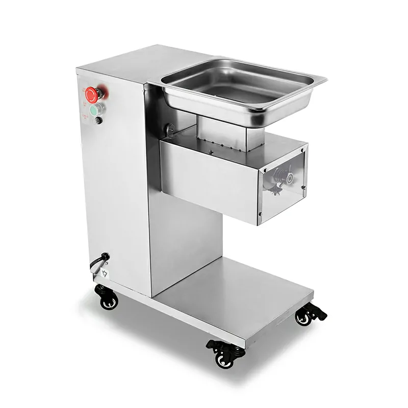 Machine de coupe de viande en acier inoxydable 304 QE 500 kg/H