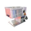 Cortadora de carne fresca comercial 250kg/h cuerpo de acero inoxidable