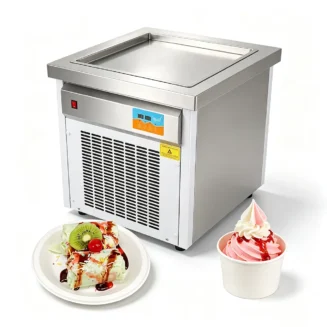Newin NW-XY-F50 Commercial Single Square Pan Rolled Ice Cream Machine