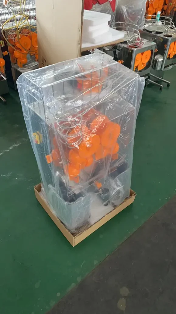 Expédition d'un extracteur de jus d'orange